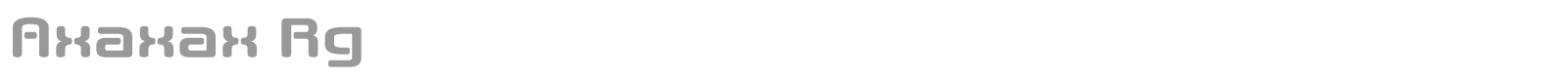 Axaxax font preview